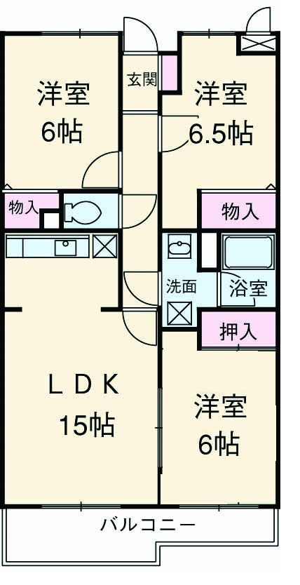 ジュノウの間取り