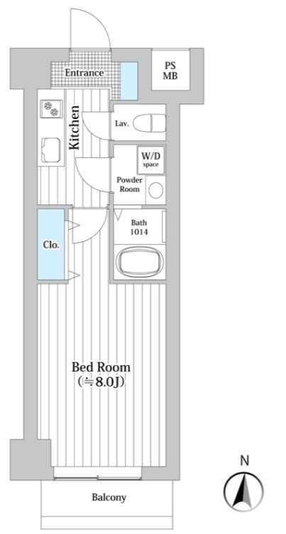 Mo・ai川崎西口の間取り