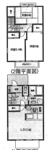 グリーンビレッヂおゆみ野の間取り