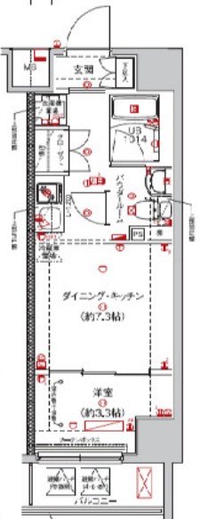 SAKURA AXIS NAKAITABASHIの間取り