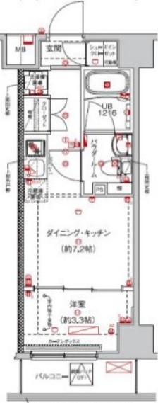 SAKURA AXIS NAKAITABASHIの間取り