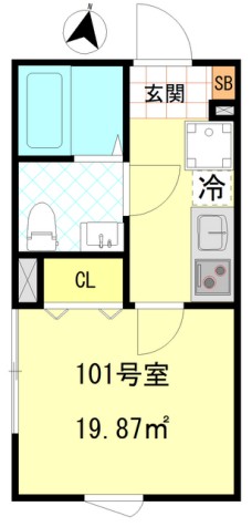 CFジオーレ本蓮沼の間取り