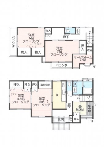 船越町5丁目戸建の間取り