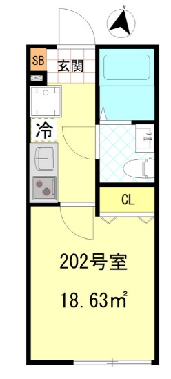 CFジオーレ本蓮沼の間取り