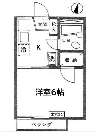 斉藤ハイツⅡの間取り