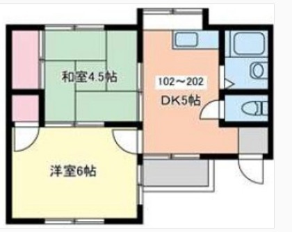 湘南ハイツの間取り