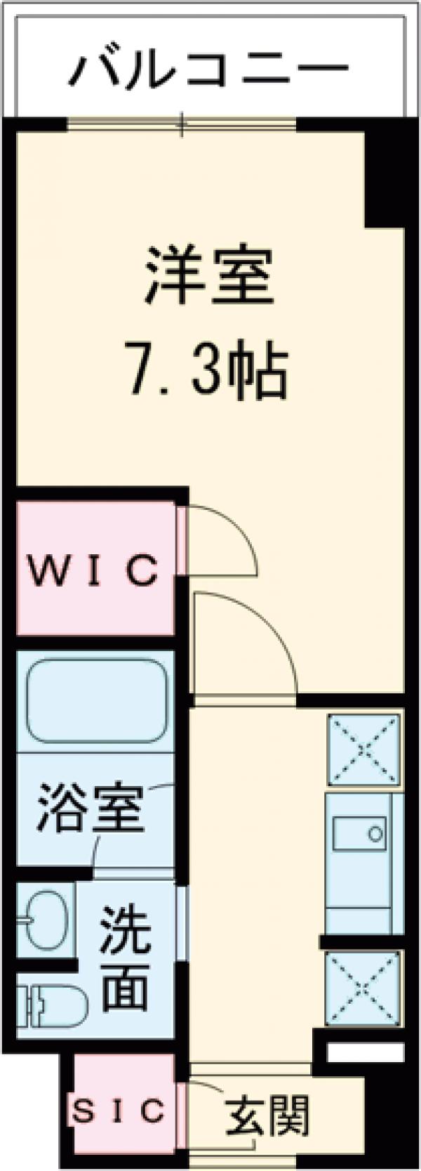 S-RESIDENCE目黒大岡山の間取り