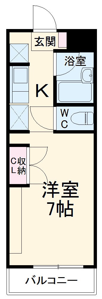 上田パストラルコートの間取り