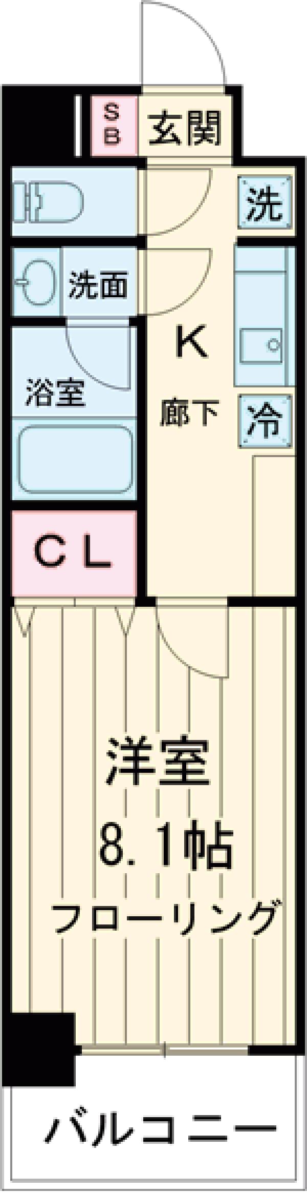 NST building Ⅱの間取り