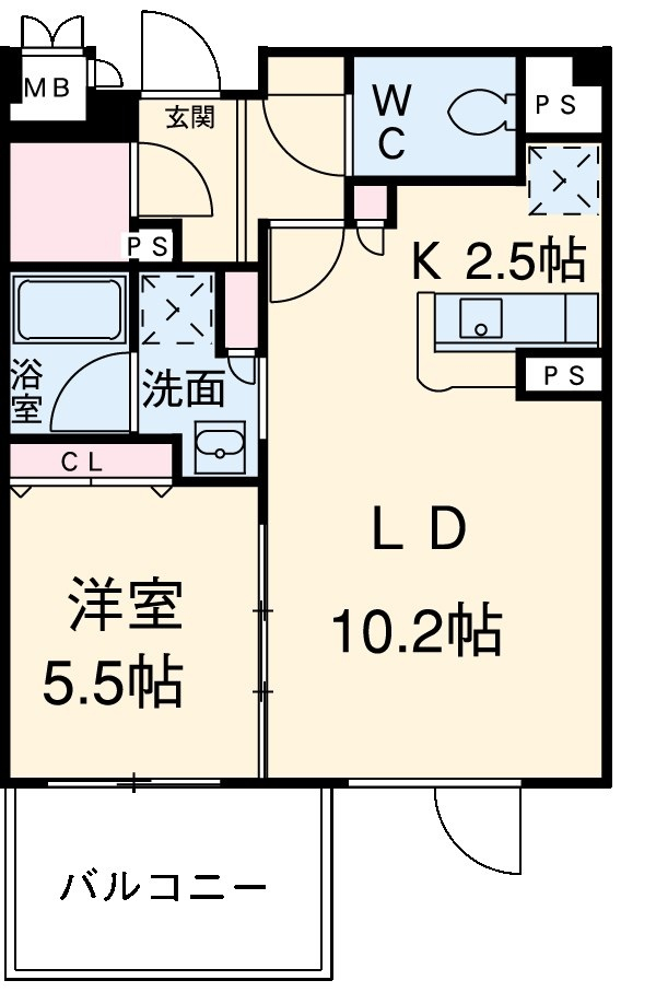 ベルヴュコート津田沼の間取り