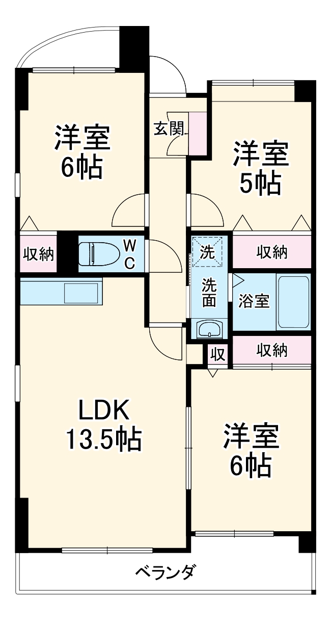 エミナンス社台の間取り