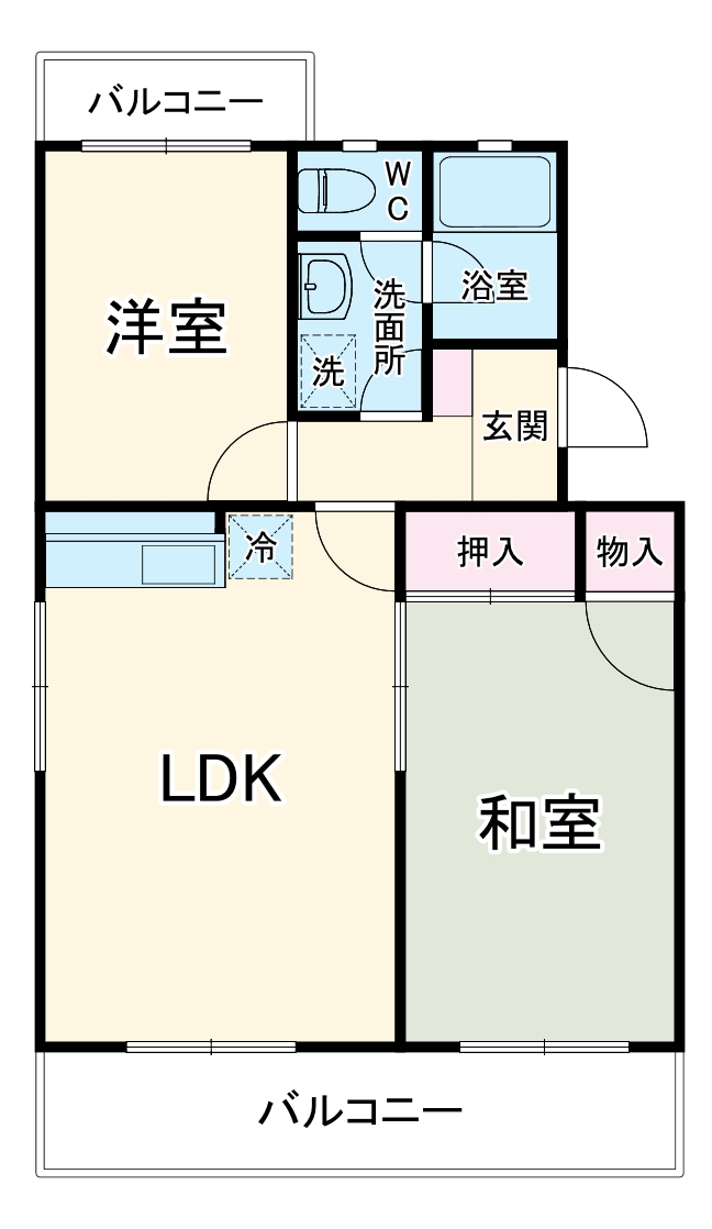 ヴィブレ鷲巣の間取り