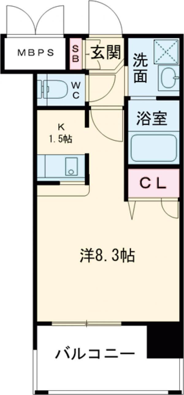 エンクレスト香椎駅前の間取り