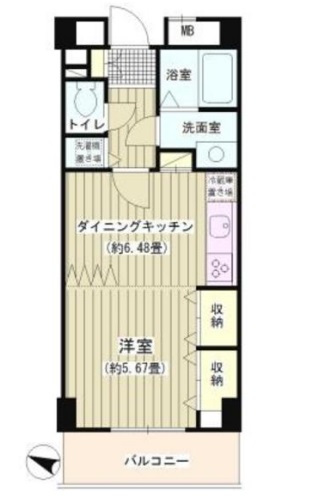 COLORS GARDENの間取り