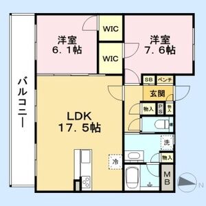 Brast城西の間取り