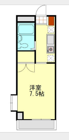 照栄ハイツの間取り
