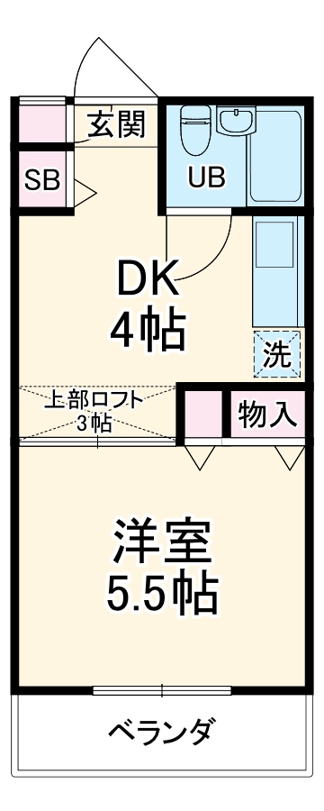ザ・ケープ亀井野 A棟の間取り