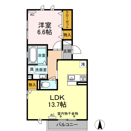 アリエッタの間取り