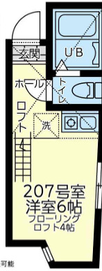 ユナイト小田ドヌーオペラの間取り
