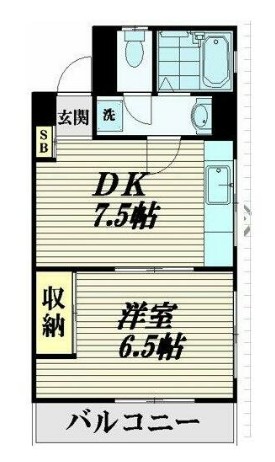 クラルテ大森本町の間取り