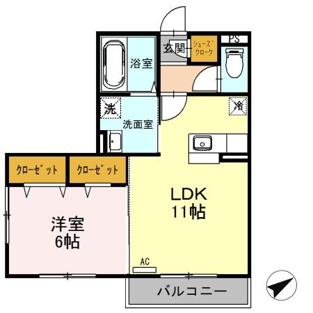 グランリーブル 壱番館の間取り