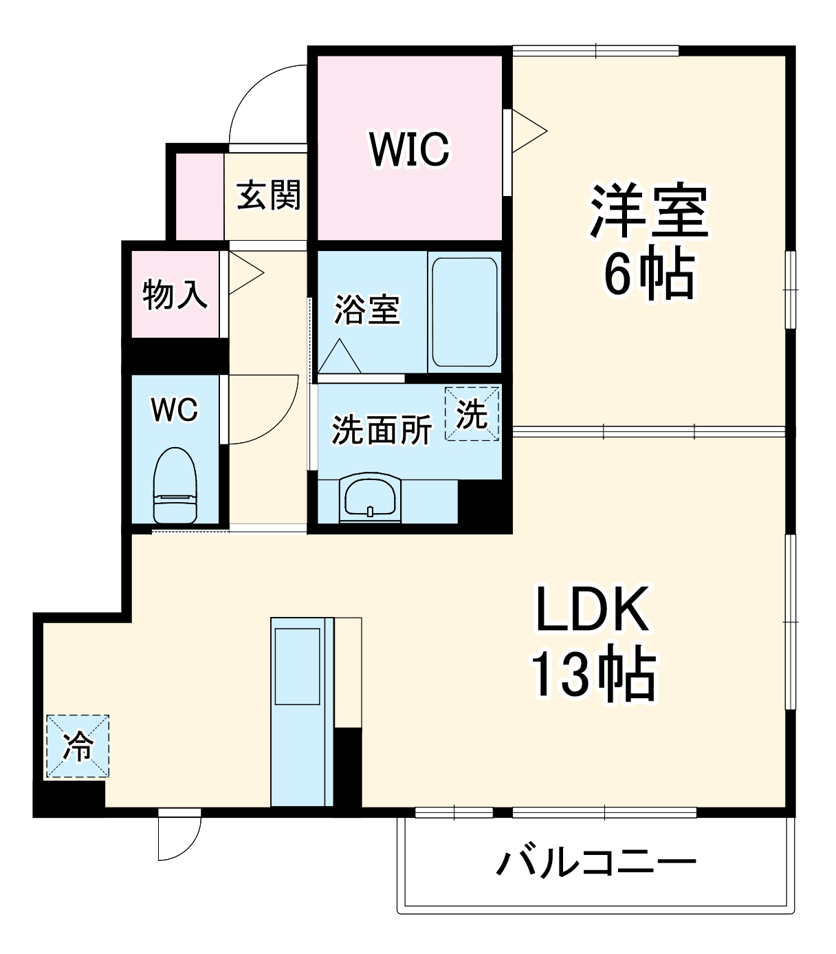 カーサポンティチェロの間取り