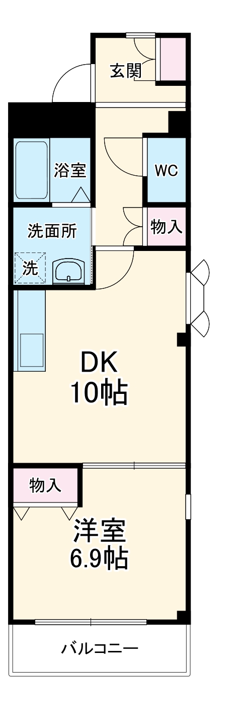 スカイブルーKの間取り