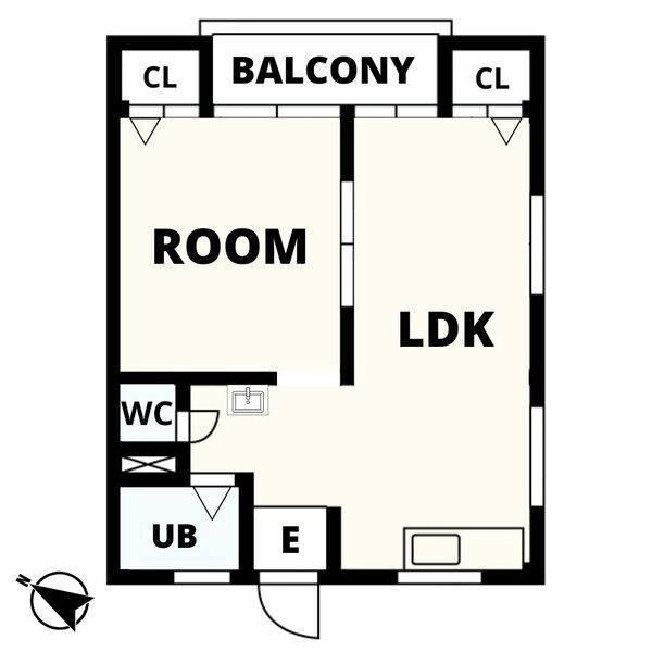 マンションなぎさの間取り