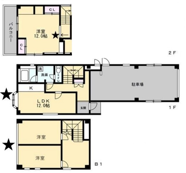 野川本町テラスの間取り