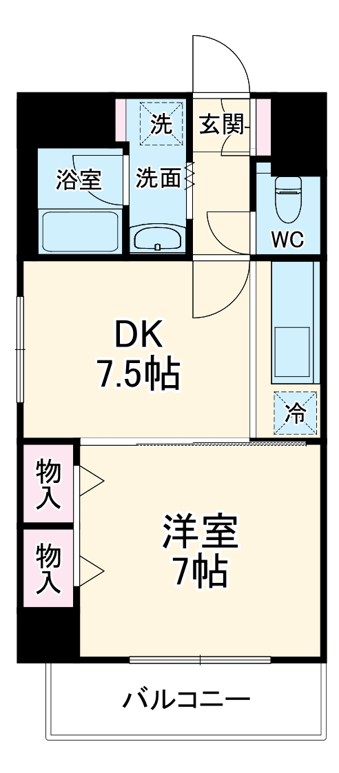 ライオンズマンション四条西洞院の間取り