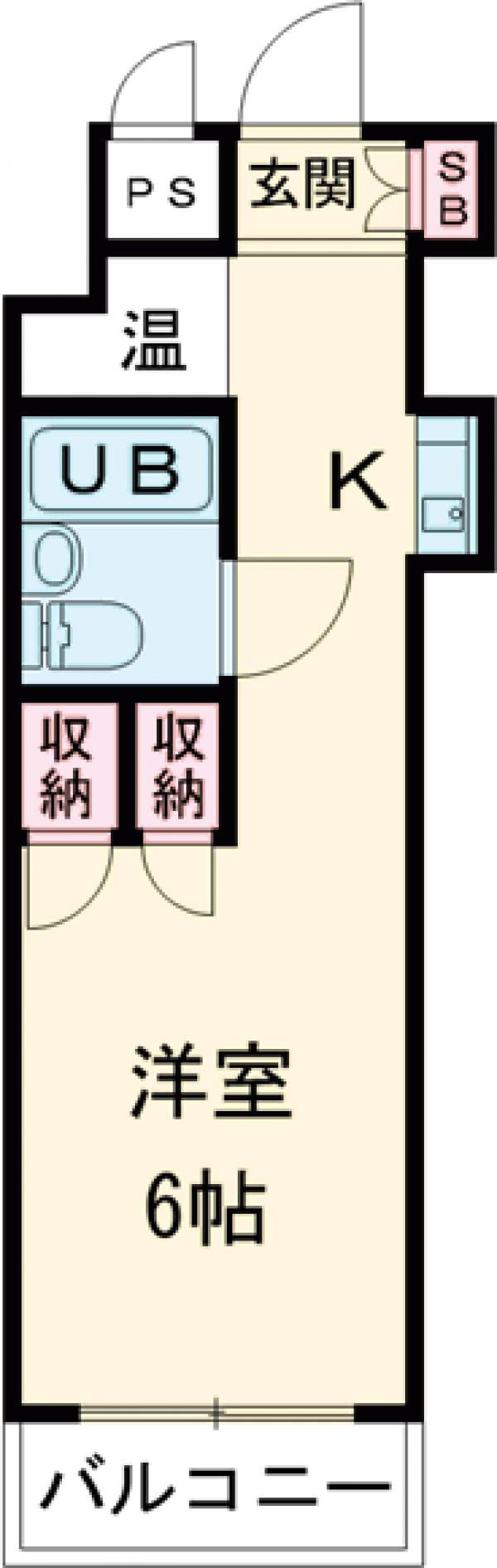 スカイコート世田谷第3の間取り