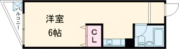 サンリブ一之江の間取り