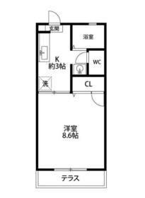 向平ハイツの間取り