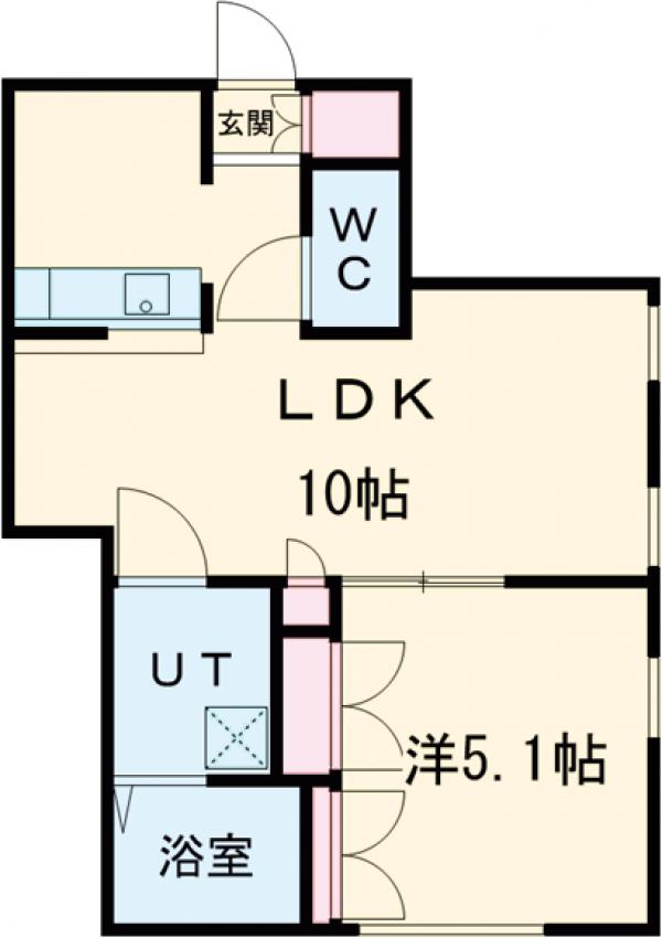 ミラコローザ・ノンナの間取り