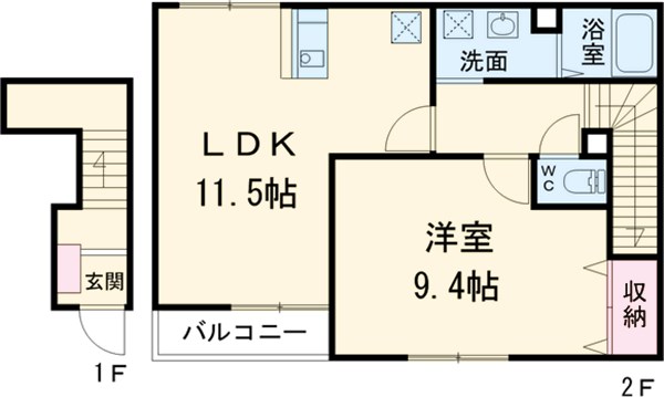 グリューネハウスの間取り