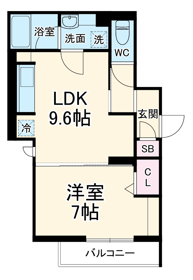 Noble raffiner東大宮の間取り