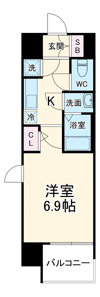 ファーストレジデンス大阪ベイサイドの間取り
