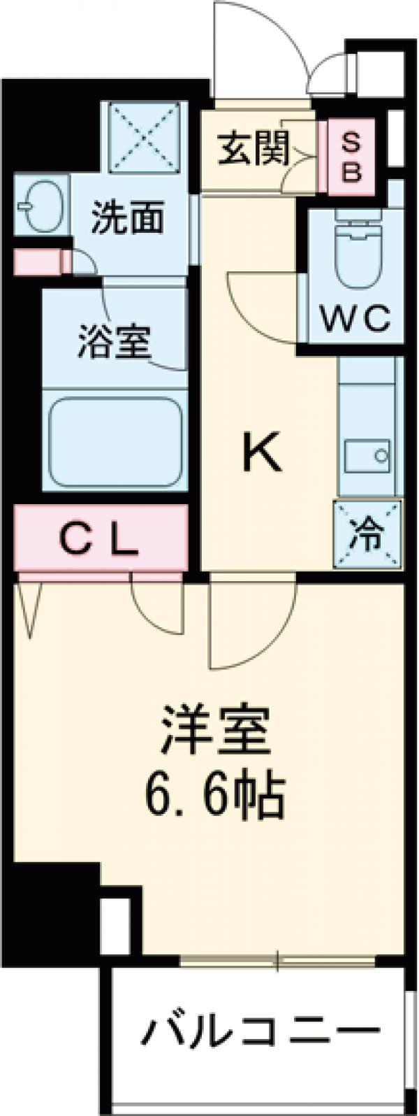 ハーモニーレジデンス池袋ウエストゲートの間取り