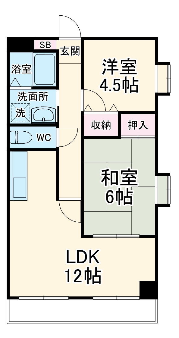 メルシードの間取り