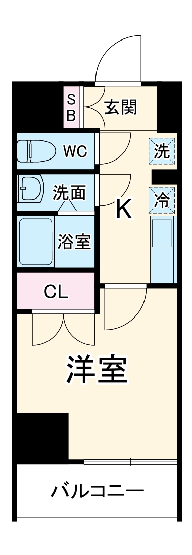 大神宮下Residenceの間取り