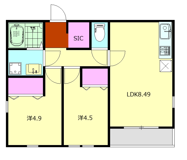 N's ROOMの間取り