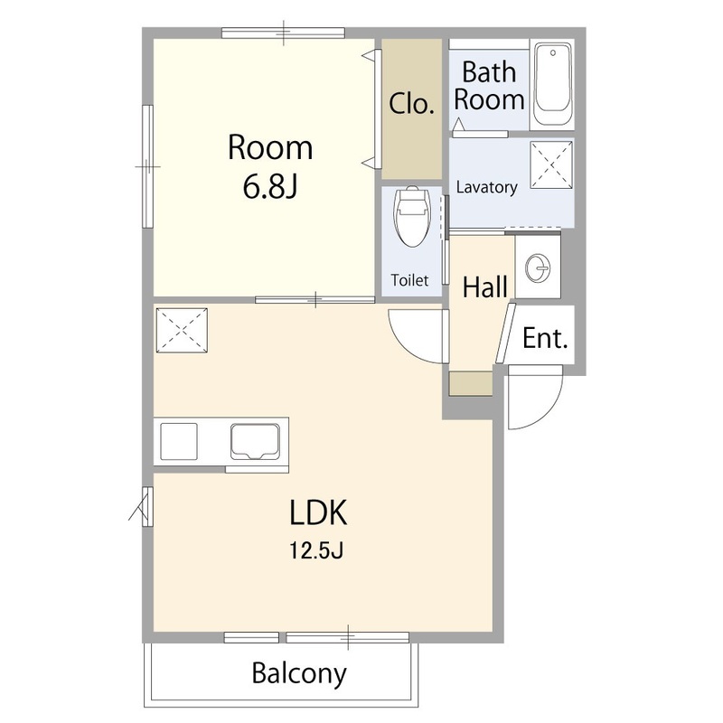レガロ前原Shikiの間取り