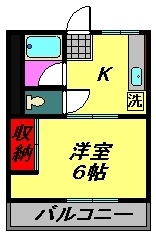 シティハイム新松戸の間取り