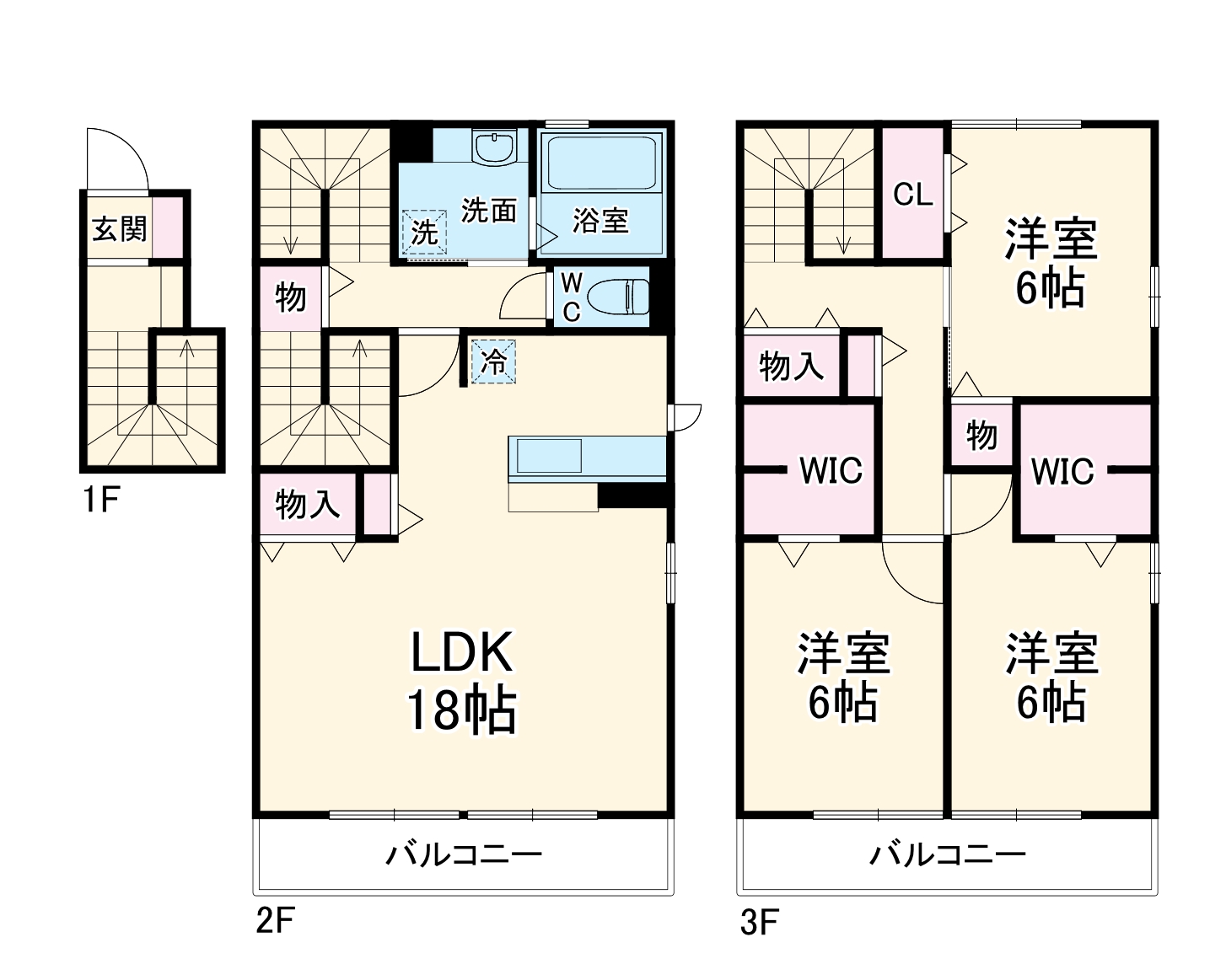 コンフォートの間取り