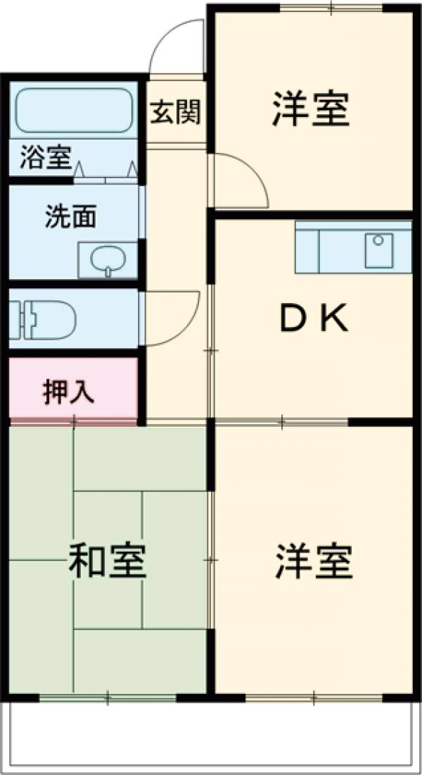 日進ハイツの間取り