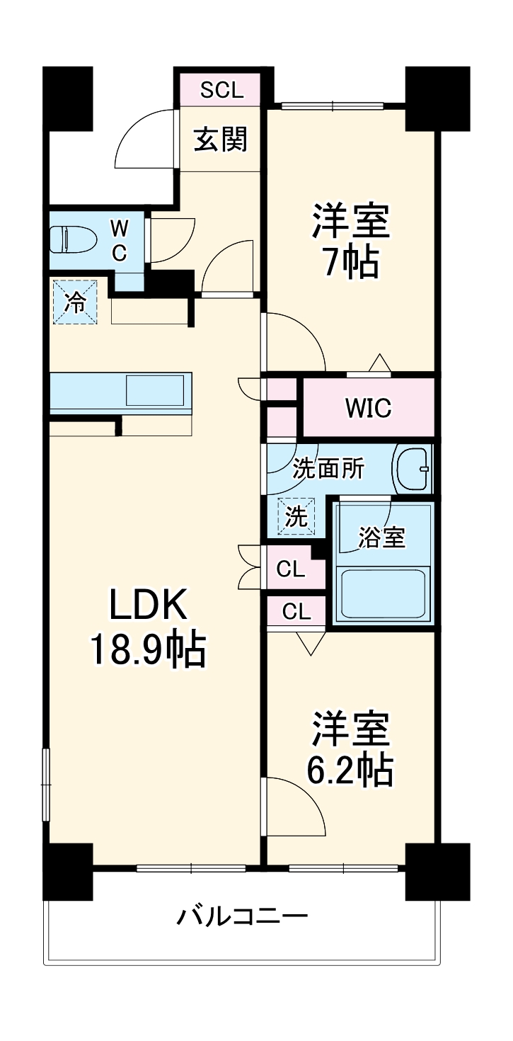 ロイヤルパークス千種の間取り