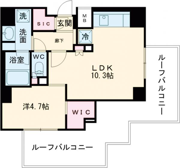 クレイシアIDZ練馬富士見台の間取り