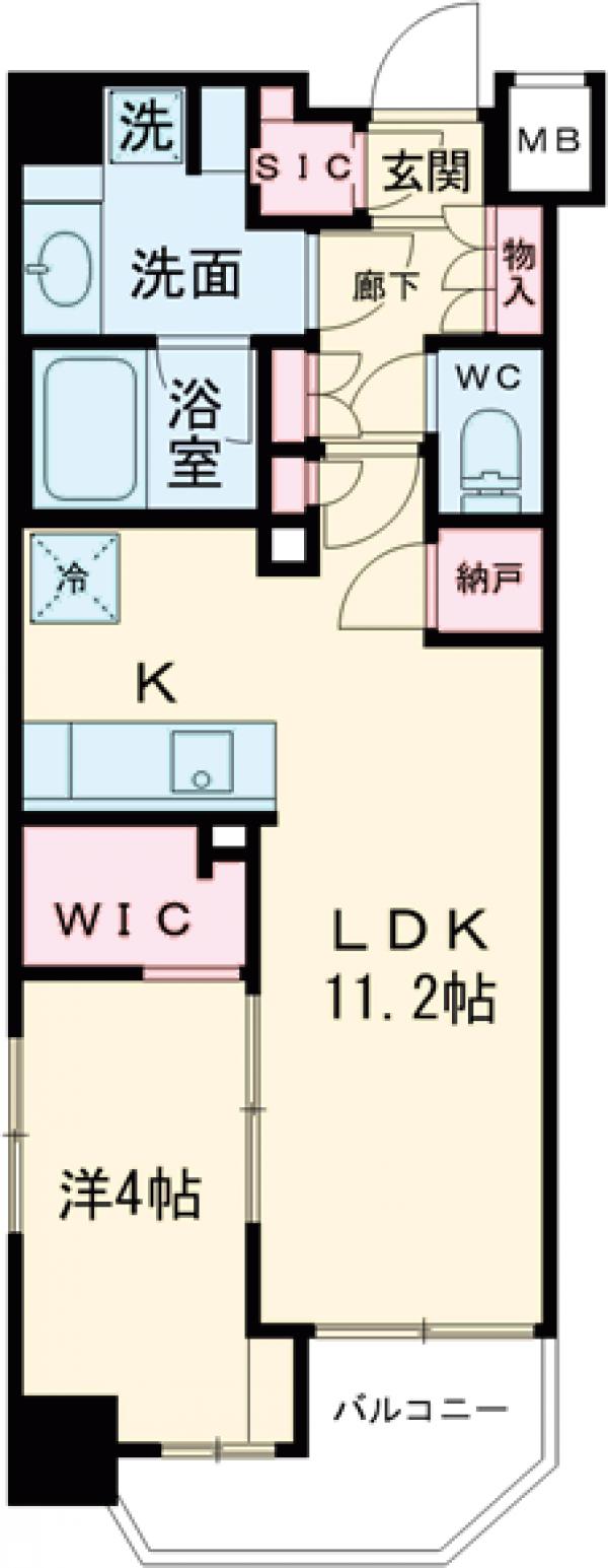 クレイシアIDZ練馬富士見台の間取り