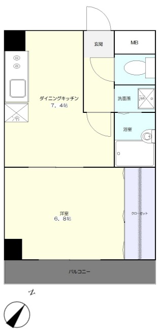 畑町STビルの間取り