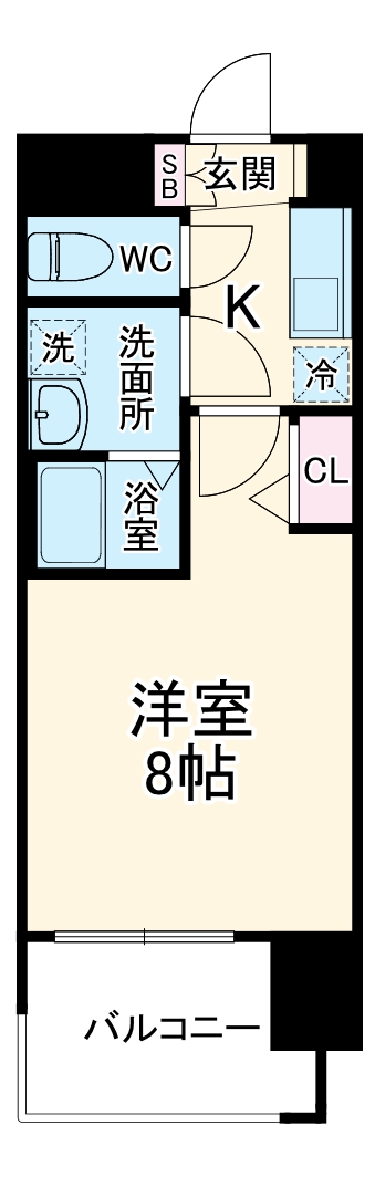プレサンス久屋大通セントラルパークの間取り